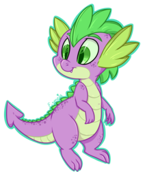Size: 735x866 | Tagged: safe, artist:esmeia, spike, dragon, g4, male, simple background, smiling, solo, transparent background