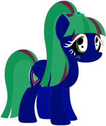 Size: 1024x1219 | Tagged: safe, artist:ra1nb0wk1tty, sour sweet, pony, g4, equestria girls ponified, female, inverted colors, ponified, simple background, solo, transparent background