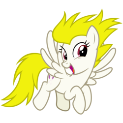 Size: 3000x3000 | Tagged: safe, artist:cheezedoodle96, surprise, pegasus, pony, g4, .svg available, female, flying, high res, looking at you, mare, simple background, solo, svg, transparent background, vector