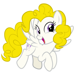Size: 3000x3000 | Tagged: safe, alternate version, artist:cheezedoodle96, surprise, pegasus, pony, g1, g4, .svg available, female, flying, g1 to g4, generation leap, high res, looking at you, mare, simple background, solo, svg, transparent background, vector