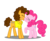 Size: 2392x1968 | Tagged: safe, artist:invisibleink, cheese sandwich, pinkie pie, earth pony, pony, g4, blushing, commission, cute, duo, eyes closed, female, kiss on the lips, kissing, male, mare, ship:cheesepie, shipping, show accurate, simple background, stallion, straight, transparent background, vector