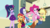 Size: 1280x720 | Tagged: safe, screencap, applejack, fluttershy, pinkie pie, rarity, sci-twi, sunset shimmer, twilight sparkle, equestria girls, equestria girls series, g4, overpowered (equestria girls), clothes, female, geode of fauna, geode of sugar bombs, geode of super strength, geode of telekinesis, glasses, music room, ponytail, sitting