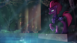 Size: 1280x720 | Tagged: safe, artist:indexpony, tempest shadow, g4, my little pony: the movie, 3d, broken horn, female, horn, solo, source filmmaker