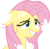 Size: 3082x3000 | Tagged: safe, artist:sollace, derpibooru exclusive, fluttershy, a health of information, g4, dirty, female, glue, high res, messy mane, not cum, show accurate, simple background, smiling, snow, solo, transparent background, vector