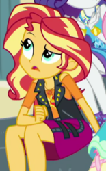 Size: 238x383 | Tagged: safe, screencap, fluttershy, rarity, sunset shimmer, equestria girls, g4, my little pony equestria girls: better together, overpowered (equestria girls), cropped, female, geode of empathy, geode of shielding, solo focus