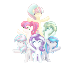 Size: 1500x1300 | Tagged: safe, artist:morries123, oc, oc only, earth pony, pony, unicorn, best friends until the end of time, female, mare, simple background, transparent background