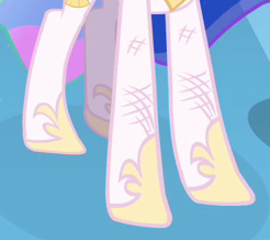 Size: 246x218 | Tagged: safe, screencap, princess celestia, g4, princess twilight sparkle (episode), bruised, cropped, hoof shoes, hooves, legs, pictures of legs