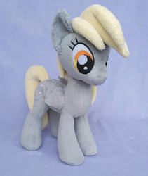 Size: 1367x1623 | Tagged: safe, artist:doctorkoda, derpy hooves, pegasus, pony, g4, irl, photo, plushie, smiling, solo