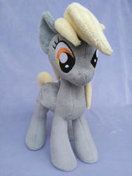 Size: 1620x2160 | Tagged: safe, artist:doctorkoda, derpy hooves, pegasus, pony, g4, irl, photo, plushie, smiling, solo