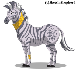 Size: 1024x933 | Tagged: safe, artist:sketch-shepherd, zecora, zebra, g4, cute, female, grin, hoers, realistic, realistic anatomy, simple background, smiling, solo, transparent background, unshorn fetlocks, zecorable