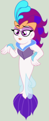 Size: 864x2120 | Tagged: safe, artist:chalatso, queen novo, mermaid, equestria girls, g4, my little pony: the movie, equestria girls-ified, female, solo