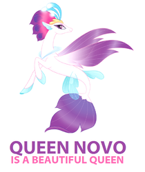 Size: 502x599 | Tagged: safe, queen novo, seapony (g4), g4, my little pony: the movie, captain obvious, female, simple background, solo, truth, white background