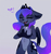 Size: 2480x2617 | Tagged: safe, artist:magnaluna, princess luna, cat, cat pony, original species, anthro, g4, belly button, catified, collar, cute, eyes closed, fangs, female, furry, happy, high res, lunabetes, open mouth, solo, species swap