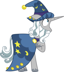 Size: 3109x3447 | Tagged: safe, artist:frownfactory, star swirl the bearded, pony, unicorn, g4, shadow play, .svg available, beard, bells, cape, clothes, facial hair, hat, high res, male, simple background, solo, stallion, svg, transparent background, vector, wizard hat