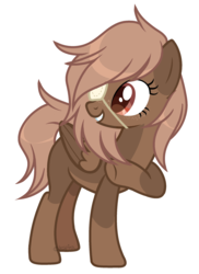 Size: 1804x2472 | Tagged: safe, artist:lnspira, oc, oc only, oc:piper, pegasus, pony, eyepatch, female, mare, simple background, solo, transparent background