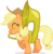 Size: 2032x2090 | Tagged: safe, artist:haleyc4629, artist:punzil504, applejack, g4, female, hat, high res, missing freckles, musical instrument, requested art, separation edit, simple background, solo, sousaphone, transparent background, tuba, tubajack, vector