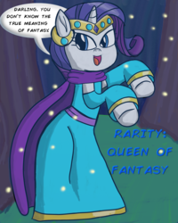 Size: 2400x3000 | Tagged: safe, rarity, firefly (insect), g4, bipedal, cape, clothes, crown, forest, high res, jewelry, queen, regalia, robes, solo, splatfest, splatoon, splatoon 2