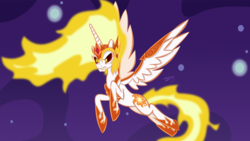 Size: 3840x2160 | Tagged: safe, artist:perplexedpegasus, daybreaker, alicorn, pony, a royal problem, g4, female, high res, solo