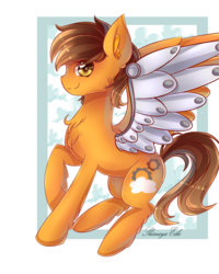 Size: 4000x5000 | Tagged: safe, artist:shimayaeiko, oc, oc only, pegasus, pony, absurd resolution, commission, male, metal wing, solo