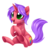 Size: 1024x1007 | Tagged: safe, artist:centchi, oc, oc only, oc:nicole colours, pony, unicorn, female, mare, simple background, sitting, solo, transparent background, watermark