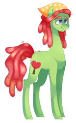 Size: 2201x3545 | Tagged: safe, artist:dazeyruch, tree hugger, earth pony, pony, g4, female, high res, lidded eyes, long neck, mare, simple background, smiling, solo, tall, transparent background