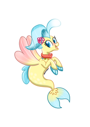 Size: 2480x3507 | Tagged: safe, artist:meowmavi, princess skystar, seapony (g4), g4, my little pony: the movie, adorkable, cute, dork, female, high res, simple background, skyabetes, smiling, solo, white background