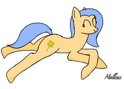 Size: 2400x1715 | Tagged: safe, artist:malleus, oc, oc only, earth pony, pony, eyes closed, simple background