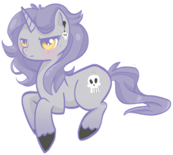 Size: 900x807 | Tagged: safe, artist:parfywarfy, oc, oc only, oc:melancholy, pony, unicorn, female, mare, simple background, solo, transparent background