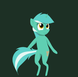 Size: 583x577 | Tagged: safe, artist:el-yeguero, lyra heartstrings, pony, unicorn, g4, animated, bipedal, dancing, female, simple background, smiling, solo