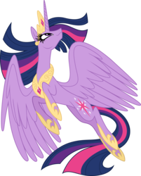 Size: 6994x8708 | Tagged: safe, artist:lauren faust, artist:pink1ejack, derpibooru exclusive, twilight sparkle, alicorn, pony, g4, absurd resolution, belly, concave belly, female, hilarious in hindsight, hoof shoes, jewelry, large wings, long tail, low angle, mare, older, older twilight, older twilight sparkle (alicorn), predicted the show, princess shoes, princess twilight 2.0, regalia, simple background, slender, solo, spread wings, tail, tall, thin, transparent background, twilight sparkle (alicorn), ultimate twilight, vector, wings