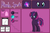 Size: 1009x675 | Tagged: safe, artist:miserisyt, artist:shootingstaryt, oc, oc only, oc:nebula spark, pony, unicorn, g4, my little pony: the movie, female, magical lesbian spawn, mare, next generation, offspring, parent:tempest shadow, parent:twilight sparkle, parents:tempestlight, reference sheet, solo