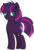 Size: 1024x1521 | Tagged: safe, artist:miserisyt, artist:shootingstaryt, oc, oc only, oc:nebula spark, pony, unicorn, g4, my little pony: the movie, female, green eyes, magical lesbian spawn, mare, next generation, offspring, parent:tempest shadow, parent:twilight sparkle, parents:tempestlight, simple background, solo, transparent background