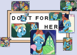 Size: 1400x1000 | Tagged: safe, idw, meadowbrook, a health of information, g4, legends of magic #6, my little pony: friendship is magic, my little pony: legends of magic, shadow play, do it for her, exploitable meme, male, meme, the simpsons