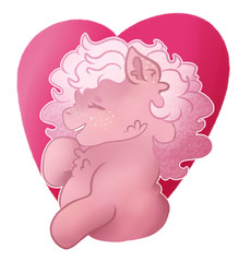 Size: 3581x4092 | Tagged: safe, artist:bewarethemusicman, lickety-split, g1, chubby, cute, freckles, heart