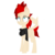 Size: 2160x2160 | Tagged: safe, artist:zvn, derpibooru exclusive, oc, oc only, oc:red pone (8chan), 2018 community collab, derpibooru community collaboration, /pone/, 8chan, clothes, high res, lineless, scarf, simple background, solo, transparent background, wing gesture, wing hands