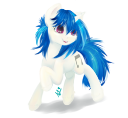 Size: 2500x2300 | Tagged: safe, artist:thefluffyvixen, dj pon-3, vinyl scratch, pony, unicorn, g4, female, high res, mare, simple background, smiling, solo, transparent background