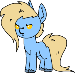 Size: 444x435 | Tagged: safe, artist:nootaz, oc, oc only, oc:blank space, earth pony, pony, female, mare, simple background, solo, transparent background, unshorn fetlocks