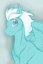 Size: 1176x1734 | Tagged: safe, artist:nightyscribbles, fleetfoot, pony, g4, bust, colored sketch, female, portrait, solo