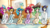 Size: 1360x768 | Tagged: safe, artist:dashblitz90-fonnie, capper dapperpaws, captain celaeno, princess skystar, queen novo, songbird serenade, tempest shadow, human, g4, my little pony: the movie, alternate hairstyle, barefoot, bathrobe, broken horn, clothes, ear piercing, eared humanization, earring, feet, female, hat, horn, horned humanization, humanized, jewelry, male, piercing, pirate hat, robe, tailed humanization, wing ears