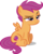 Size: 2015x2500 | Tagged: safe, artist:perplexedpegasus, scootaloo, pegasus, pony, g4, annoyed, female, filly, high res, simple background, solo, transparent background, vector
