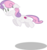 Size: 2372x2500 | Tagged: safe, artist:perplexedpegasus, sweetie belle, pony, unicorn, g4, female, filly, flying, high res, simple background, solo, transparent background, vector