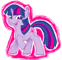 Size: 674x652 | Tagged: safe, artist:heart-of-stitches, twilight sparkle, pony, g4, female, simple background, solo, starry eyes, white background, wingding eyes