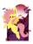 Size: 1024x1355 | Tagged: safe, artist:charisamation, fluttershy, bat, bat pony, pony, g4, bat wings, fangs, female, flutterbat, full moon, looking at you, moon, race swap, red eyes, simple background, smiling, solo, spread wings, transparent background, turned head, wings