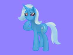 Size: 1280x960 | Tagged: safe, artist:bleuey, trixie, pony, unicorn, g4, concerned, female, solo