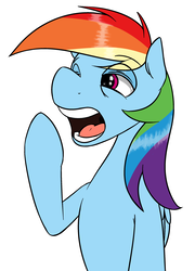 Size: 2137x2970 | Tagged: safe, artist:psicarii, rainbow dash, pony, g4, female, high res, simple background, solo, white background, yawn
