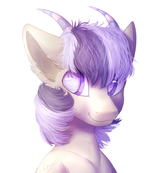 Size: 1900x2000 | Tagged: safe, artist:peachmayflower, oc, oc only, pony, bust, ear fluff, portrait, simple background, solo, white background
