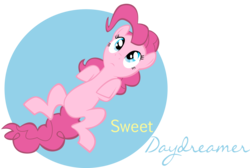 Size: 1797x1210 | Tagged: safe, artist:heart-of-stitches, pinkie pie, earth pony, pony, g4, female, on back, simple background, solo, transparent background