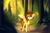 Size: 3000x2000 | Tagged: safe, artist:starlyfly, oc, oc only, oc:aerion featherquill, pegasus, pony, chest fluff, detailed background, female, forest, high res, mare, solo, spread wings, two toned wings, wings