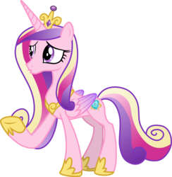 Size: 3149x3233 | Tagged: safe, artist:frownfactory, princess cadance, alicorn, pony, g4, once upon a zeppelin, .svg available, colored wings, concave belly, crown, cutie mark, female, folded wings, high res, hoof shoes, horn, jewelry, regalia, sad, simple background, slender, solo, svg, thin, tiara, transparent background, two toned wings, vector, wings, woobie