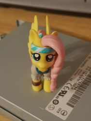 Size: 756x1008 | Tagged: safe, fluttershy, g4, bandana, cute, irl, looking at you, photo, pirate fluttershy, puffy sleeves, toy